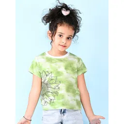 NUSYL Girls Cotton Tie and Dye Dyed T-shirt-picture-43