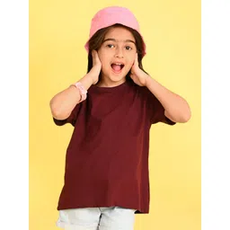 NUSYL Girls Drop-Shoulder Oversized T-shirt-picture-35