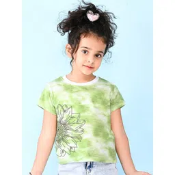 NUSYL Girls Floral Printed Extended Sleeves T-shirt-picture-34