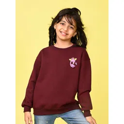 NUSYL Girls Graphic Printed Sweatshirt-picture-33