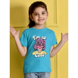 NUSYL Girls Graphic Printed T-shirt-picture-36