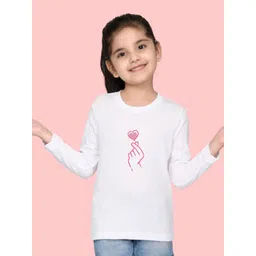 NUSYL Girls Graphic Printed T-Shirt-picture-26