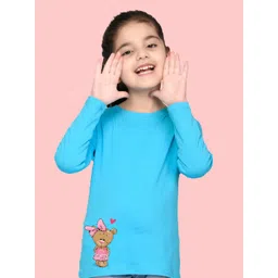 NUSYL Girls Graphic Printed T-shirt-picture-27