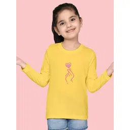 NUSYL Girls Graphic Printed T-shirt-picture-28