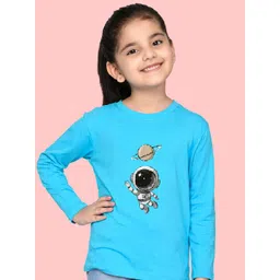 NUSYL Girls Graphic Printed T-shirt-picture-30