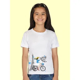 NUSYL Girls Graphic Printed T-shirt-picture-19