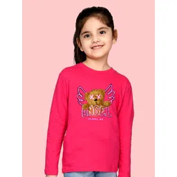 NUSYL Girls Graphic Printed T-Shirt-picture-32