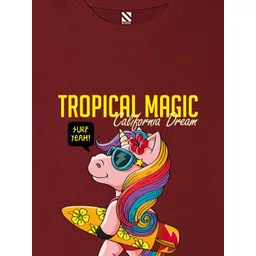 NUSYL Girls Graphic Printed T-shirt image 4