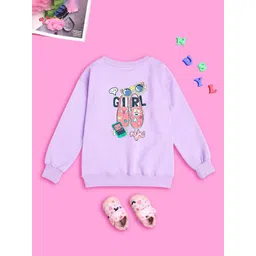 NUSYL Girls Printed Oversized Sweatshirt-picture-27
