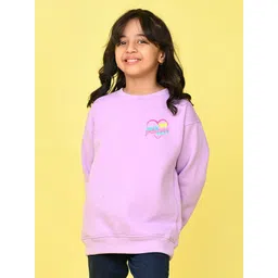 NUSYL Girls Typography Printed Oversized Sweatshirt-picture-14