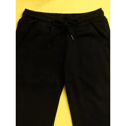 NUSYL Kids Black Printed Joggers image 2