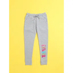 NUSYL Kids Grey Printed Joggers-picture-54