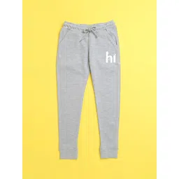 NUSYL Kids Grey Printed Joggers-picture-35