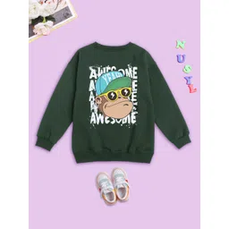 NUSYL Kids Printed Oversized Sweatshirt-picture-13