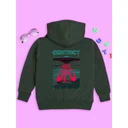 NUSYL Kids Typography Printed Hooded Sweatshirt-picture-12