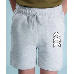 nusyl NUSYLArrow Printed Elasticated Shorts - Grey-picture-18