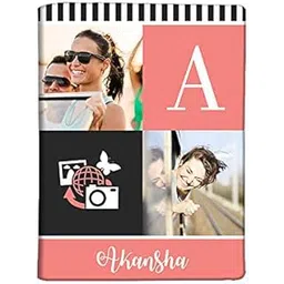 nutcase Personalized Passport Cover PU Leather Polyfabric - Add Your Name Initail & Photos-picture-33