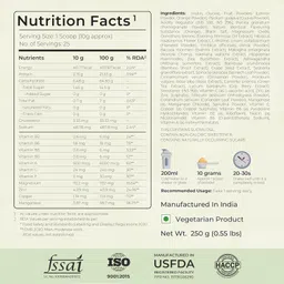 Nutrabay Collagen Booster I Plant-Based Collagen Builder for Skin, Hair & Nails, 250 Gram, Orange image 5