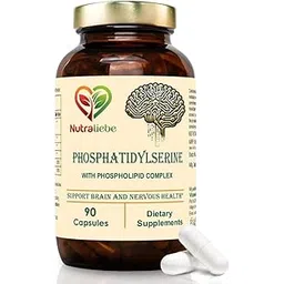 NutraLiebe Phosphatidylcholine & Phosphatidylserine Complex - Brain & Cognitive Support with Vitamin B12 & B6, 90 Capsules-picture-27
