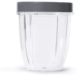 Nutribullet Short Jar (500ml) with Lip Ring Compatible for Nutribullet 900 Watts Pro Blender, Transparent-picture-19