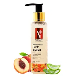 NutriGlow Advanced Organics Skin Whitening Sustainable Face Wash with Peach Extracts 100 ml-picture-15
