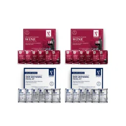 NutriGlow Natural's Advanced Pro Formula Skin Whitening & Wine Facial Kit Combo-picture-20