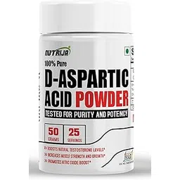 NutriJa D-Aspartic Acid (DAA) 100% Pure Powder - 50 Grams-image-28