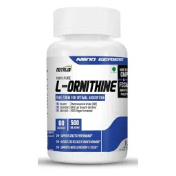 NutriJa L-Ornithine 500mg,  60 capsules -image-44