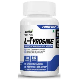 NutriJa L-Tyrosine 500mg Pure & USP Grade - 60 Capsules-image-26