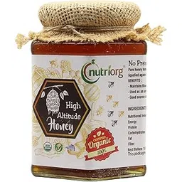 Nutriorg Certified Organic High Altitude Honey 500g | 100% Pure, Unadulterated, and NMR Approved | Raw Himalayan Honey for Weight Management, Energy Boost & Immunity | No Added Sugar | Natural Sweetener-picture-11