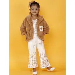 NUTTY BUTTY Girls Printed Top with Trousers-picture-49