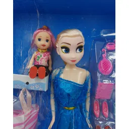 nv collection Beautiful Moveable Arms & Legs Doll Toy for Girls with Dress andAccessories-picture-31