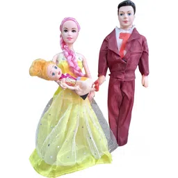 nv collection Family Doll Long Hair with Baby Doll Set for Girl Best Birthday Gift for Girls-picture-21