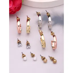 NVR Contemporary Half Hoop Earrings-picture-30