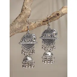 NVR Contemporary Jhumkas Earrings image 1