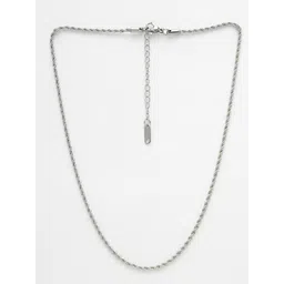 NVR Girls German Silver Silver-Plated Handcrafted Chain image 3