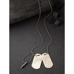 NVR Silver-Plated Contemporary Pendants with Chains-picture-37