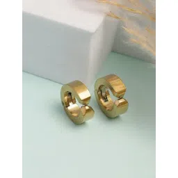 NVR Statement Gold Gold-Plated Earrings-picture-19