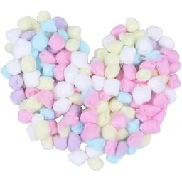 Nyamah Sales Cotton Balls for Makeup Remover Nails Polish Removal and Baby Care Cleanliness Multipurpose 50 PCS Multicolor-picture-35