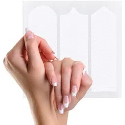 Nyamah Sales French Nails Stickers Finger Guides Sticker Decoration Manicure Nail Art Tips for Women and Girls Home and Salon Use 2 PCS Sheets-picture-20