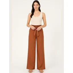 Nyaro Women Relaxed Regular Fit High-Rise Parallel Trousers-picture-11