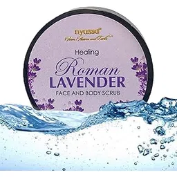Nyassa Roman Lavender Face and Body foaming scrub 35 gm image 1