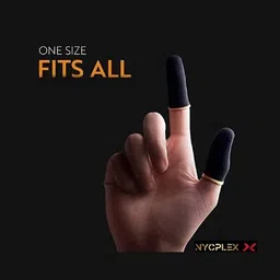 nycplex x CARBON FIBER FINGER & THUMB SLEEVES FOR PUBG, BGMI,FREEFIRE AND MORE Finger Sleeve-picture-11