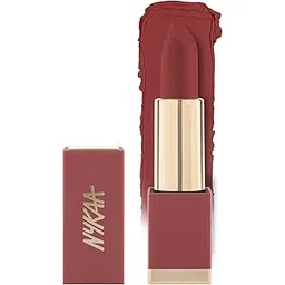 Nykaa Nude Brown Matte Luxe Lipstick (Jager Bomb) for Velvel Matte Finish|High Pigmente Colour|Lightwear|Easy Application (4.8 gm).-picture-43