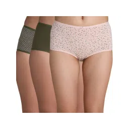 Nykd by Nykaa Cotton Full Brief with Anti odor-NYP036- Assortment 9 (Pack of 3)-picture-21