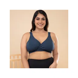 Nykd By Nykaa Mommy Slip-On Bra - Blue NYB129-picture-20