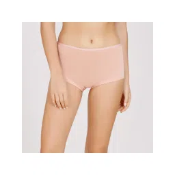 Nykd by Nykaa Soft stretch cotton Mid rise Boyshort Panty with full rear coverage-NYP082-Nude-picture-16