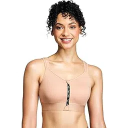 nykd Cotton Stretch Slip On Sports Bra with Removable Cups-NYK059-Beetle Green-L-picture-15