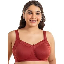 nykd (NYB190 Cotton Non Padded & Non Wired Everyday Lace Bra for Women | Full Coverage Bra with Super Soft Wide & Thick Straps-picture-29
