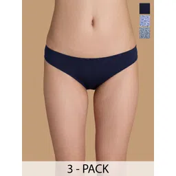 Nykd Pack Of 3 Assorted Mid Rise Briefs-NYP112-Assortment/7-picture-28
